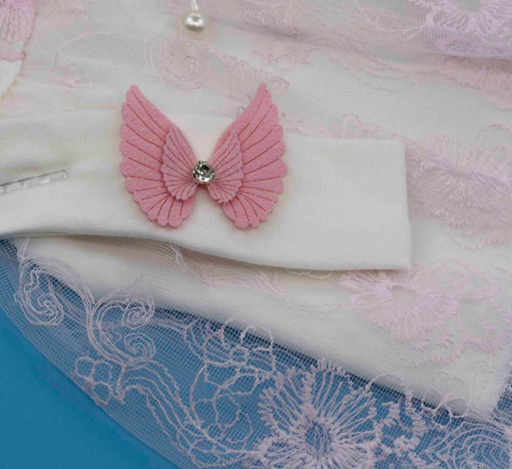 костюм Крылышки ангела платье + штанишки 4643