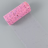 Фатин с разноцветными блестками 15 см