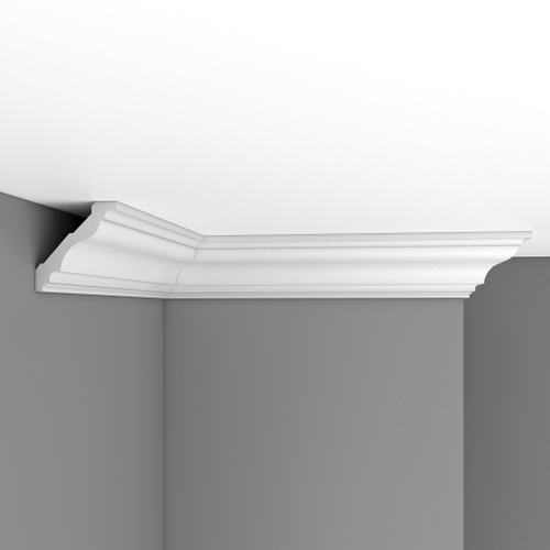 Плинтус потолочный гладкий Decomaster 96684 78х74х2400мм