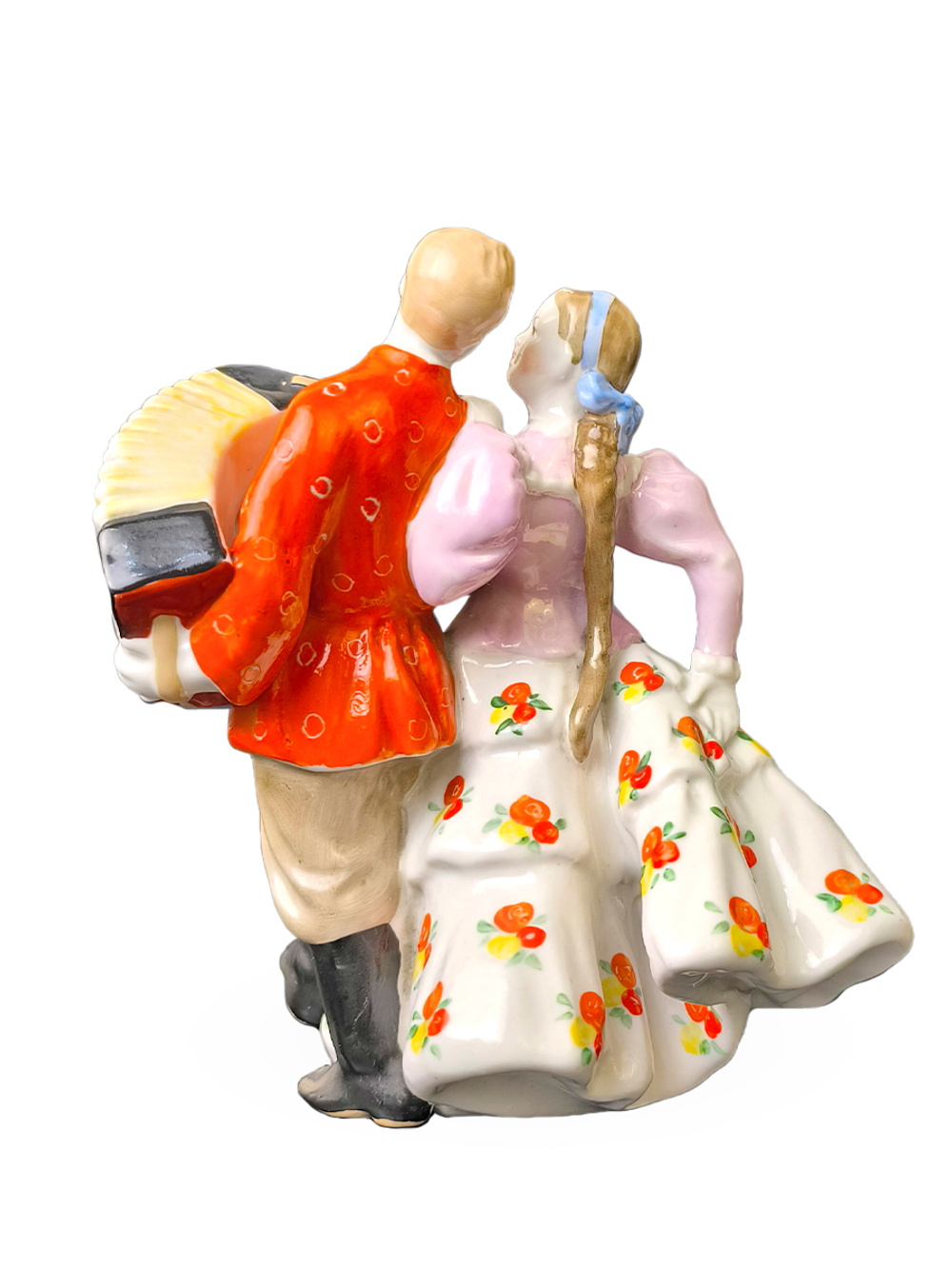 Фарфоровая статуэтка "Уральская кадриль" Дулево