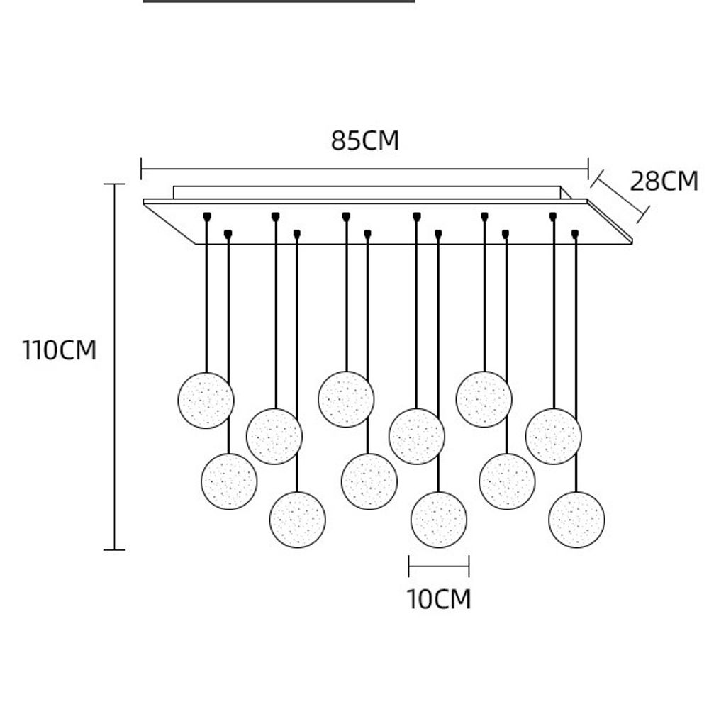 Подвесной Светильник Fresh More L12 Планка By Imperiumloft