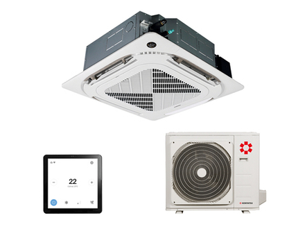 Кассетный кондиционер Kentatsu KSVB-W/KSUNB ksvb105hzrn1w/ksunb105hzrn1/kpu95-dr