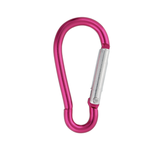 Фурнитура сумочная металл "Gamma" GH 120/18/10 Карабин 18 мм  №11 розовый