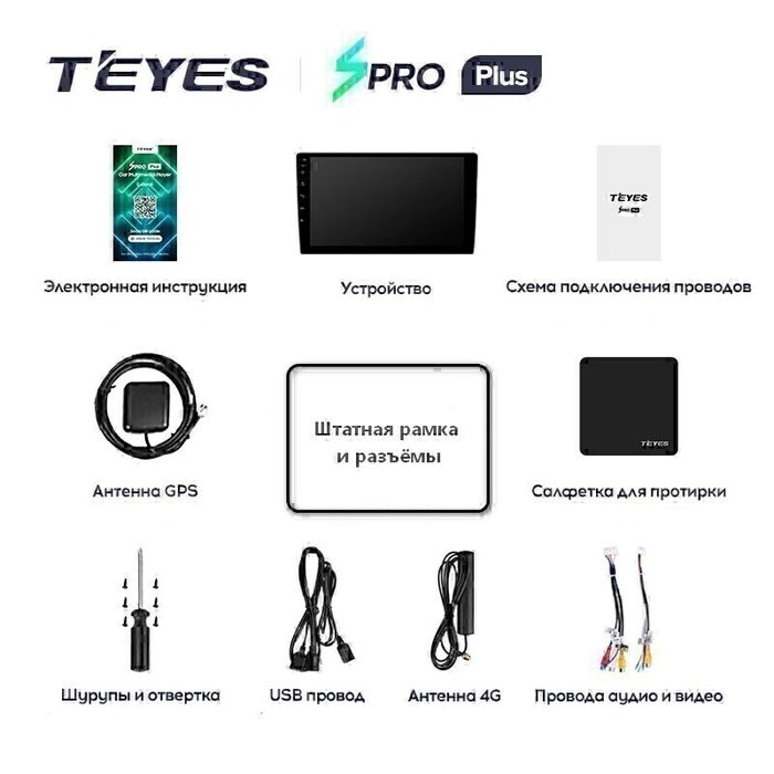 Магнитола для Mercedes-Benz Vito 2014+ - Teyes CC2 PLUS монитор 10.1" QLED, Android 10, Быстрая, SIM-слот