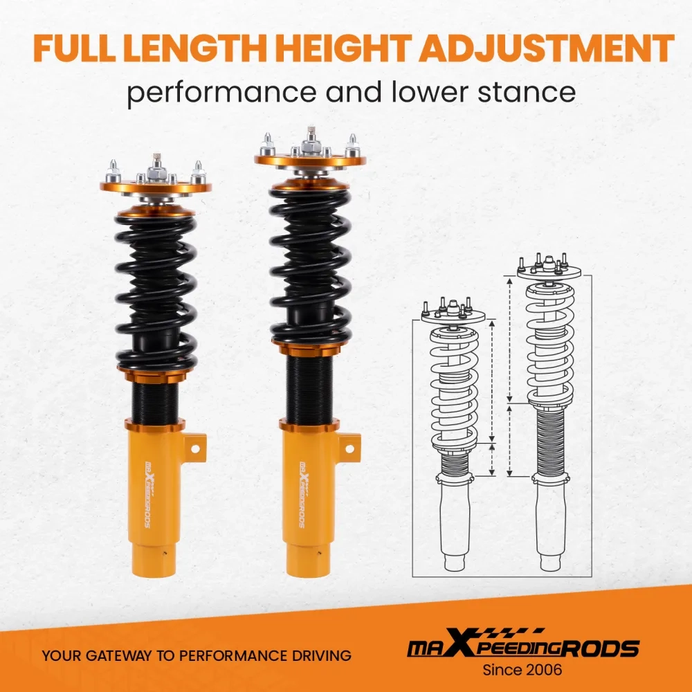 24 Way Damper Coilovers Lowering Suspension подходит для автомобиля BMW 1-SERIES RWD (E82/E88) 08-13