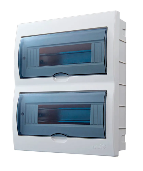 Бокс с прозрачной крышкой ЩРВ-П-24 для ВНУТРЕННЕЙ уст 24-х модульных устройств