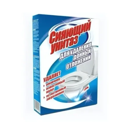 Чистящее средство для удаления донных отложений Морская вода Сияющий унитаз 300 гр.