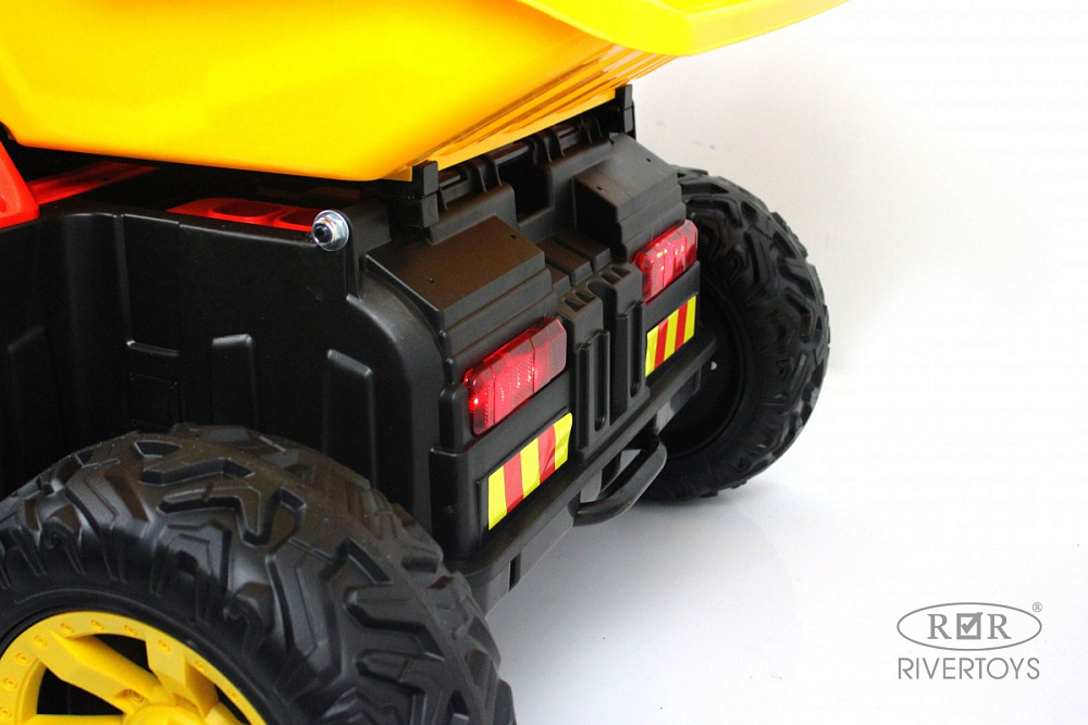 Детский электромобиль RiverToys K777AM желтый