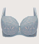 Бюстгальтер Salt&Sea с шитыми чашками на тонком поролоне (Размер: 75G) (Цвет: голубой)