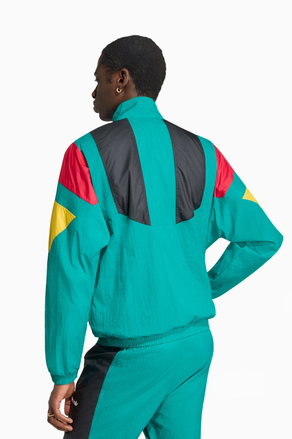 Кофта adidas Originals Germany EQT Track - зеленый