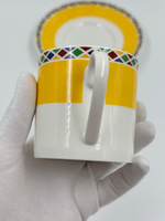 Кофейная пара жёлтая Yves Saint Laurent by Yamaka