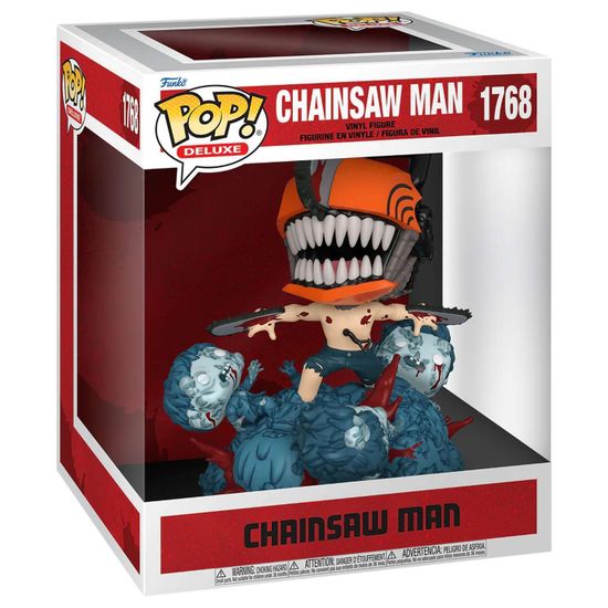 Фигурка Funko POP! Deluxe Chainsaw Man Chainsaw Man (1768) 83632 / по мотивам аниме "Человек-бензопила", Человек-бензопила
