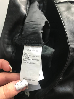 Брюки Ostin под кожу, маркировка S, визуально на 44 размер