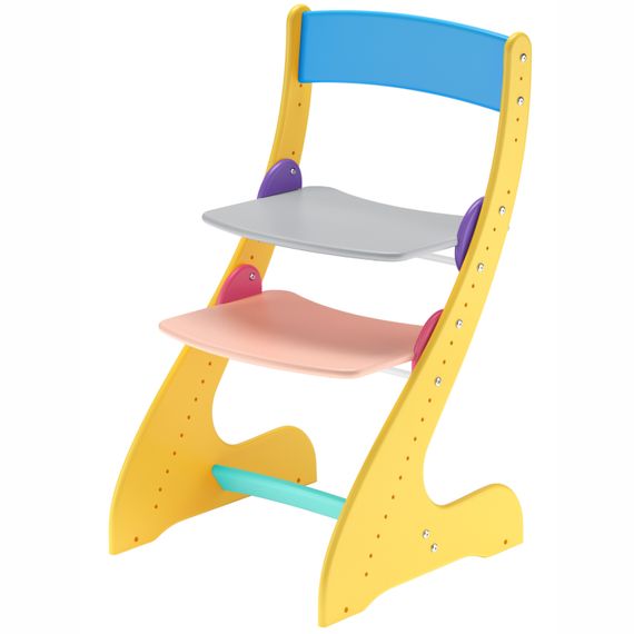 Растущий стул "ПАВЛИН", разноцветный - фото: 1