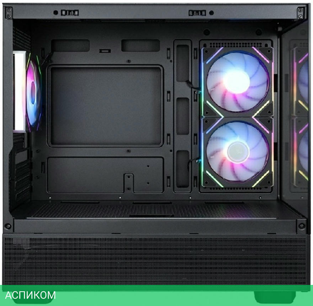 Корпус 1stPlayer Mi5 без БП Black (Mi5-BK-2FC7R-1FC7)