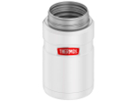 Термос для еды THERMOS KING SK-3020 RCMW 0.71L, складная ложка из нержавеющей стали, белый