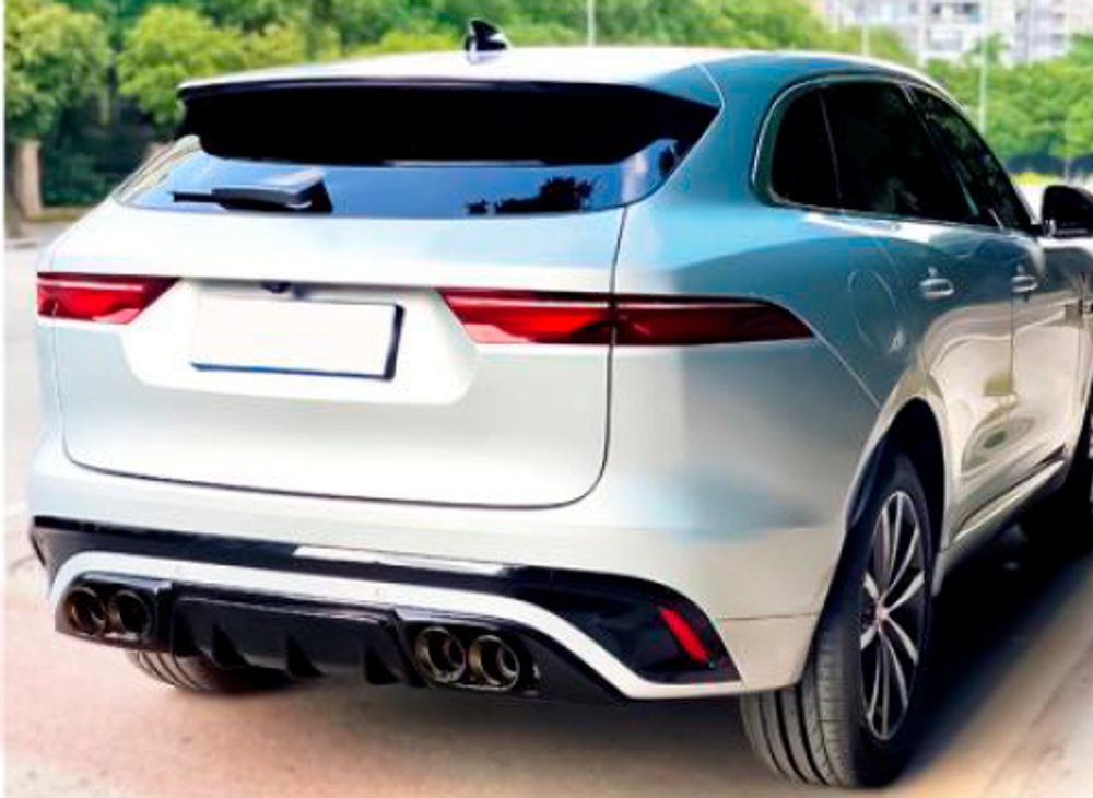 Карбоновый диффузор для Jaguar F-Pace 2020-2024 Ягуар