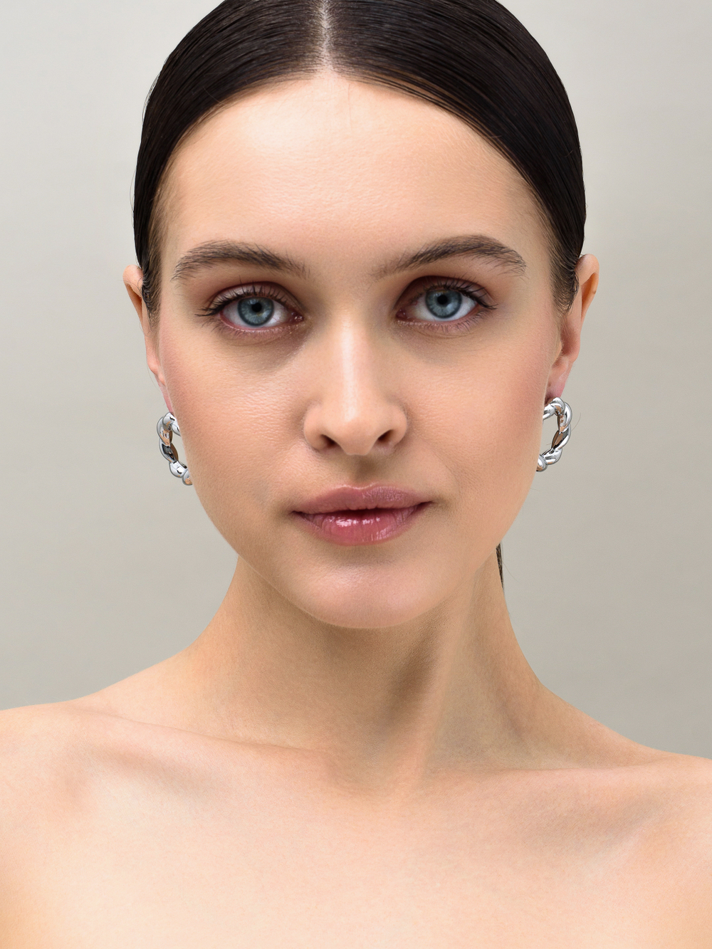 Серьги "Braid" Silver