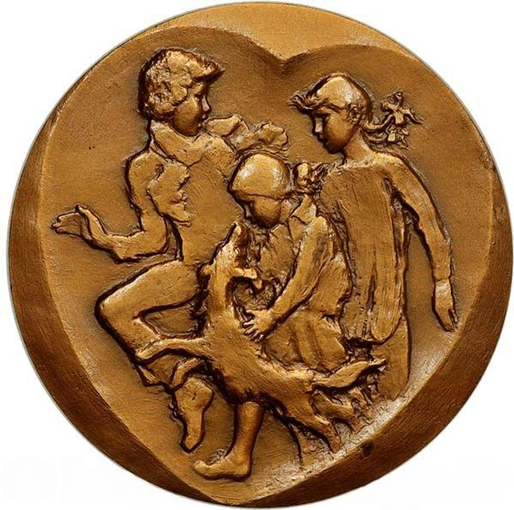 France, Fifth Republic, 25th Anniversary Medal of Villages d'Enfants de France, 1981