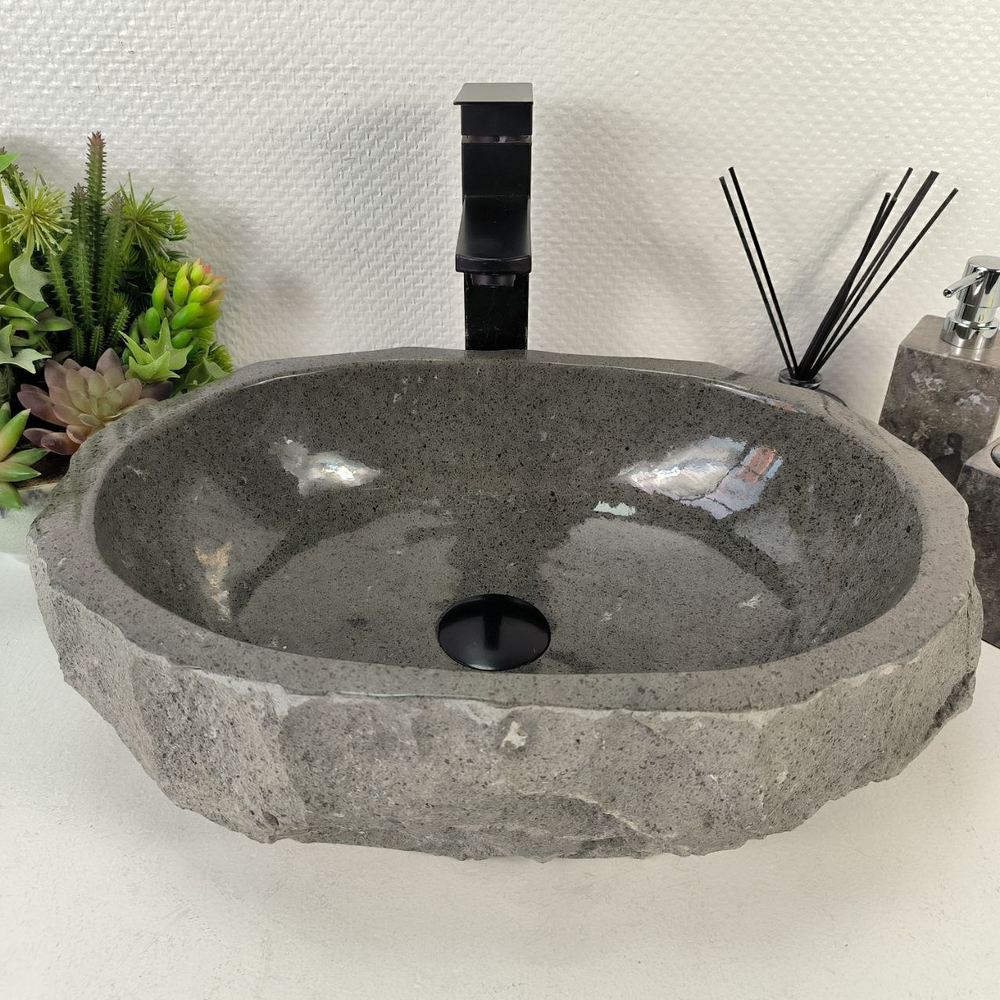 Раковина из андезита Erozy Grey EA-65561 46*34*14 0038
