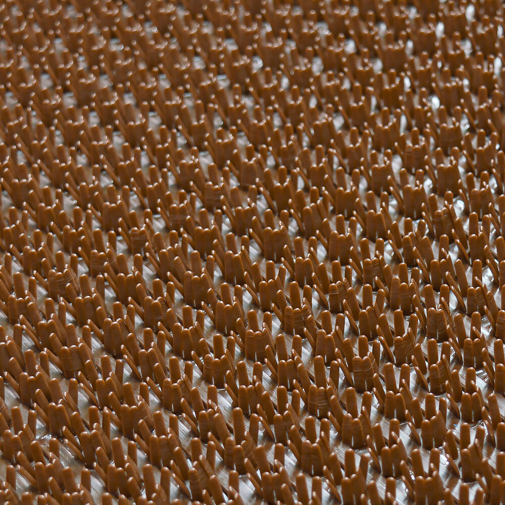 Коврик 45*75см "Травка" щетинистое покрытие, коричневый