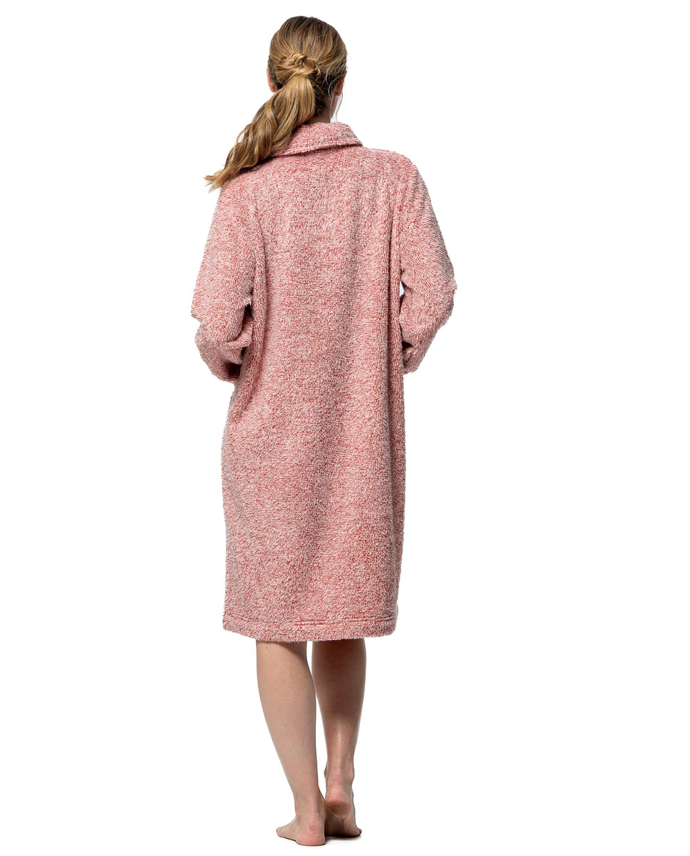 Egatex Халат с пуговицами - Kiss, розовый