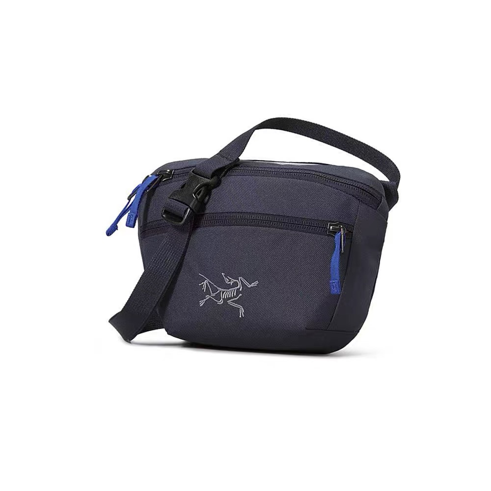 Arcteryx 1.5L Crossbody Bag Outdoor Bag Recycled Polyester Blue Black/Ultramarine Blue Unisex