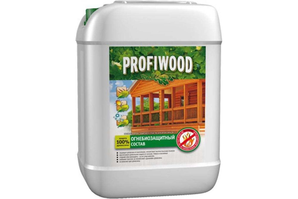 Состав огнезащитный для древесины антисептический Profiwood ББ-11 2 группа 10 л.