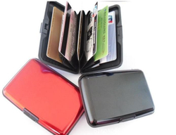 Кейс для кредитных карт Security Credit Card Wallet зелёный металлик