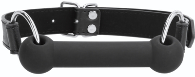 Черный кляп-трензель Bit Gag (Цвет: черный)