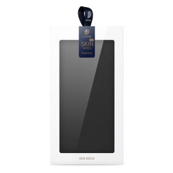 Чехол книжка из PU кожи черного цвета от Dux Ducis для Samsung Galaxy S23 Ultra, серия Skin Pro Series Case