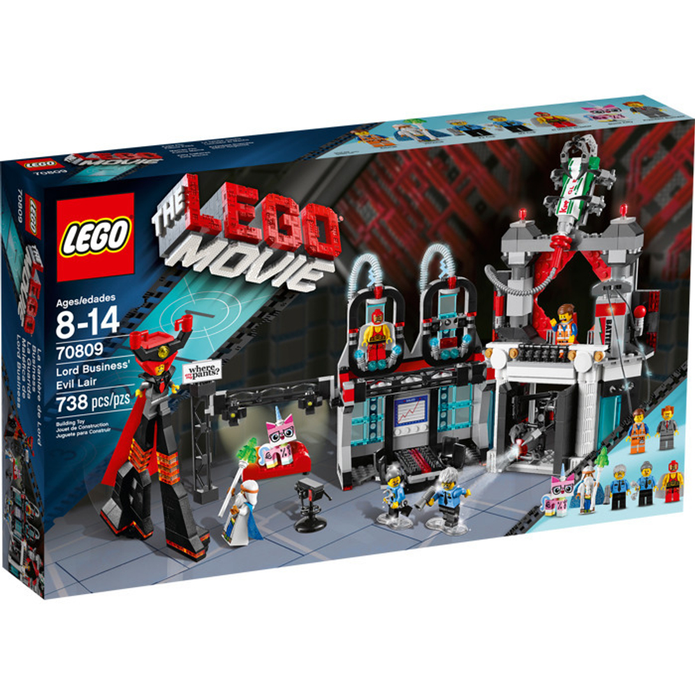 LEGO Movie: Логово лорда Бизнеса 70809 — Lord Business' Evil Lair — Лего Муви Фильм