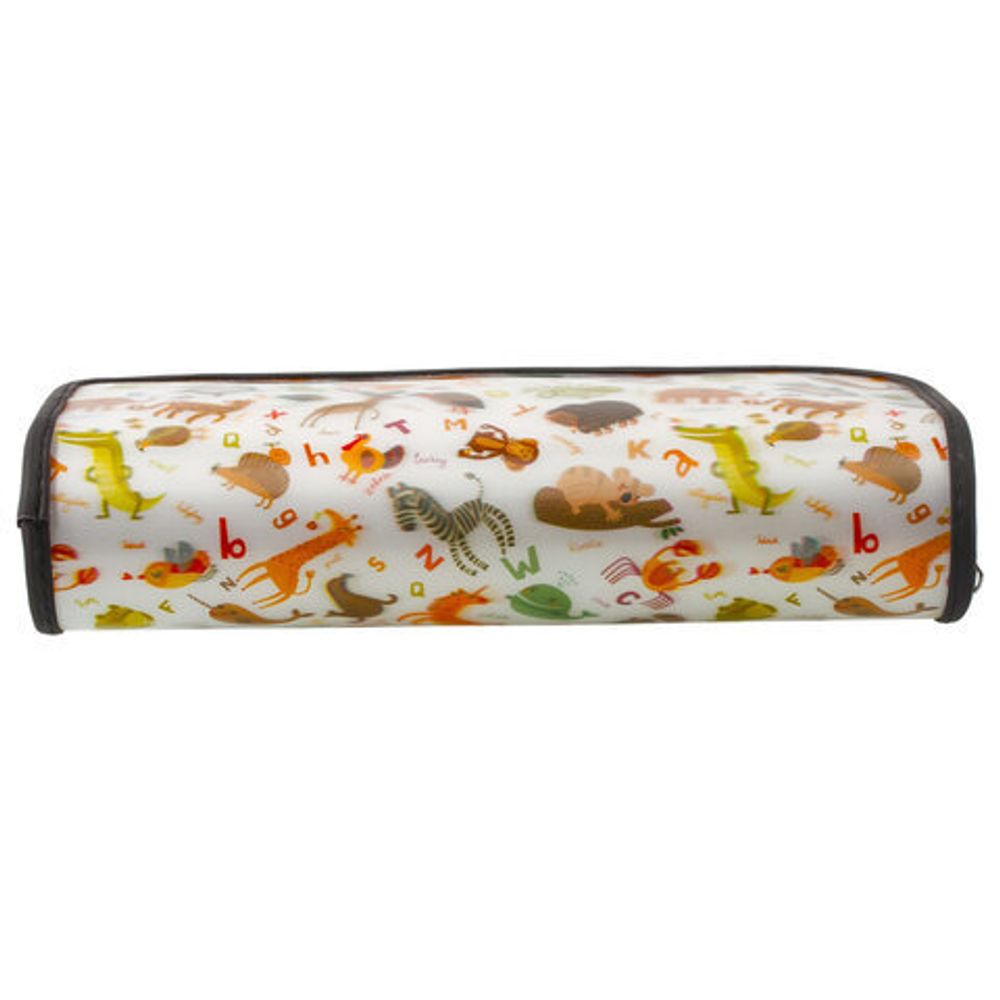 Пенал-косметичка BRAUBERG, с эффектом 3D, пластик, "Алфавит", 22х10х5 см, 227303