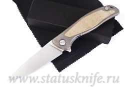 Нож Широгоров F95NL Elmax Micarta Green Canvas SRBSфотография - 1