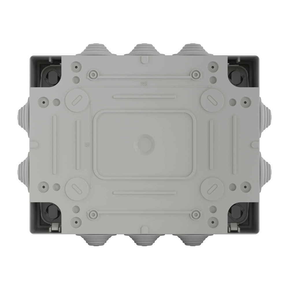 Коробка ответвит. с кабельными вводами 2х40мм + 6х32мм, IP55, 240х190х90мм