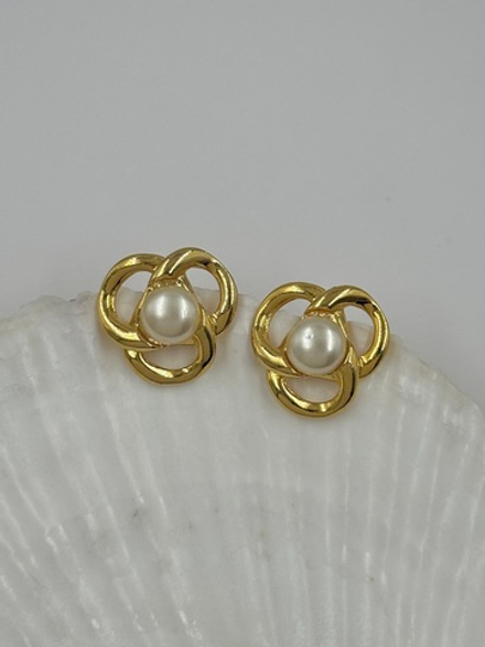 Серьги с «жемчугом»