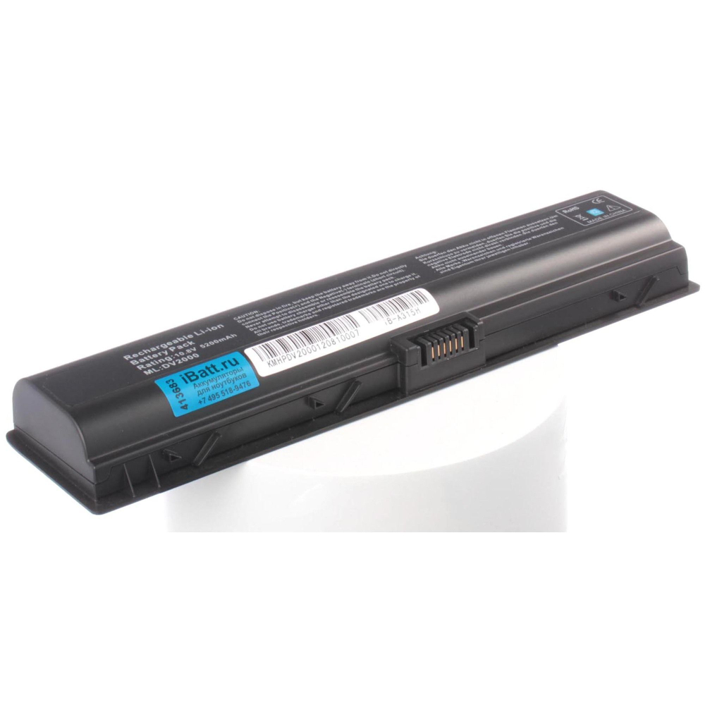 Аккумуляторная батарея iBatt 5200 mAh для ноутбуков HP Compaq HSTNN-DB42, HSTNN-LB42, VE12