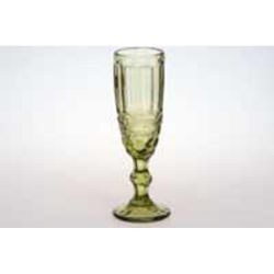 Бокал-флюте для шампанского 150 мл набор 6 шт. зеленый d 6 см h20 см Green Glass P.L.BarWare [1]
