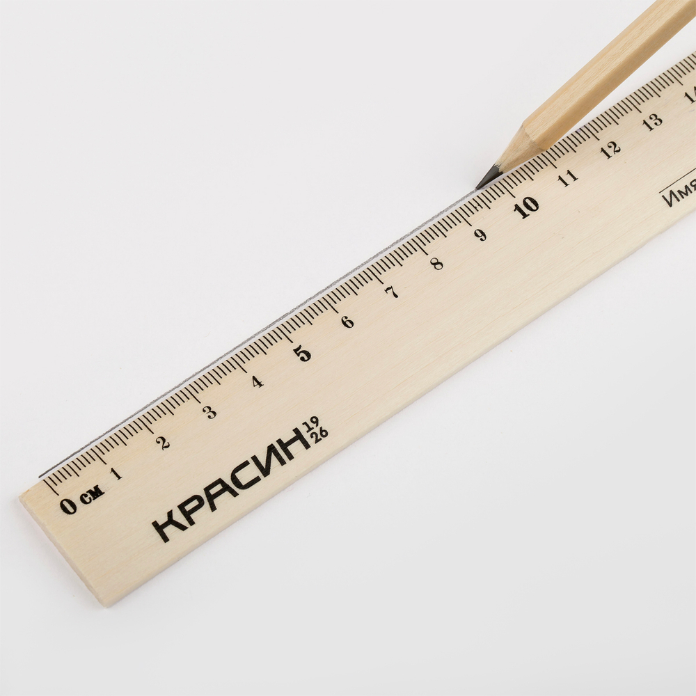 Линейка 30см Красин "Стандарт", дерево