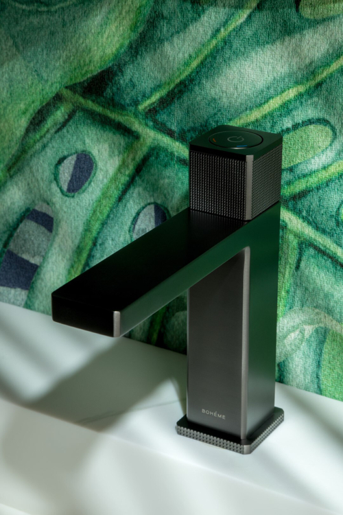 Boheme Смеситель автоматический для раковины QUAD Gun Metal