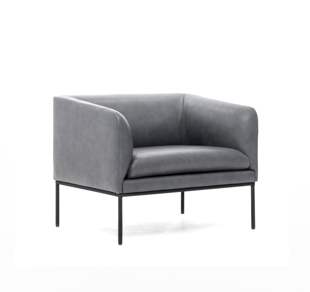 Мягкое кресло ЛИРО, кожа