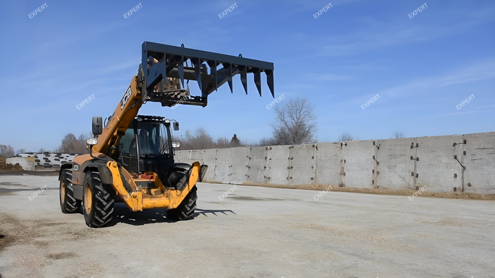 Грабли для силоса на телескопический погрузчик
