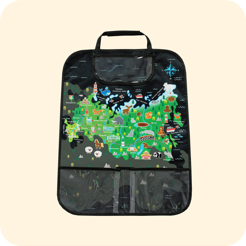 Накидка на сидение автомобиля. Карта России