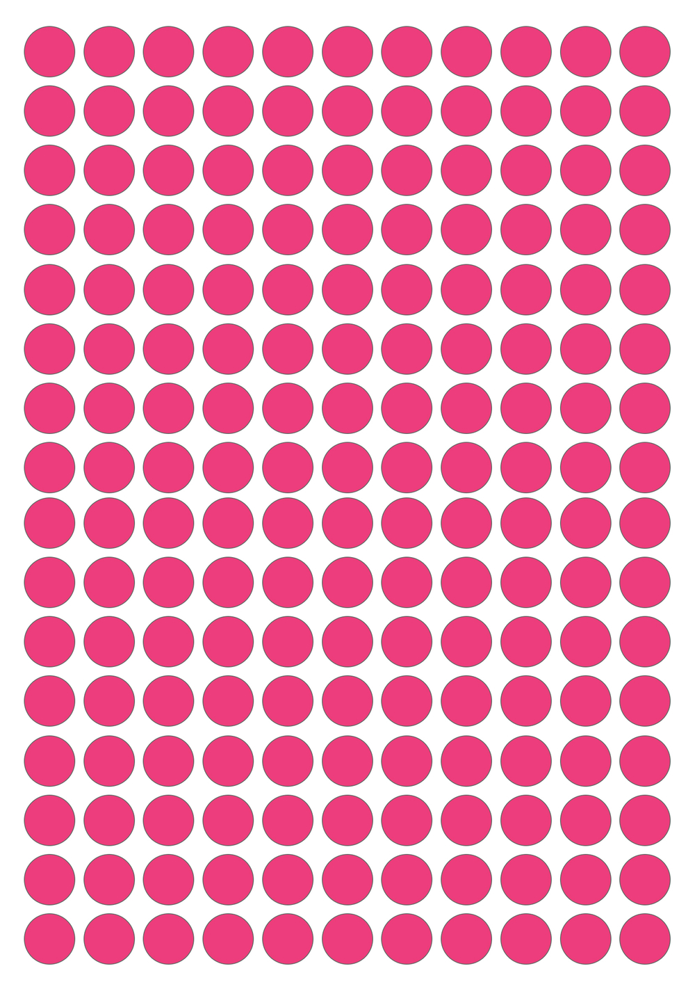 Виниловые наклейки для упаковки и маркировки Policomprint M10. 10 мм. 176 шт.