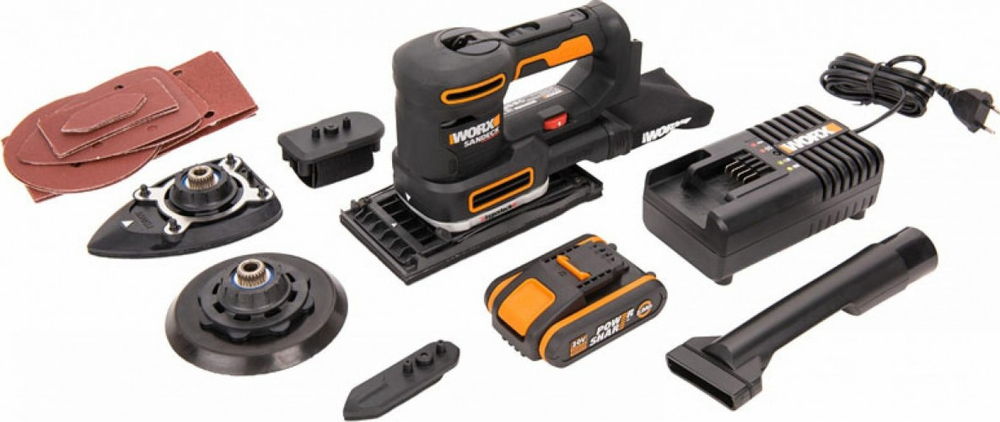 Виброшлифмашина аккумуляторная Worx WX820