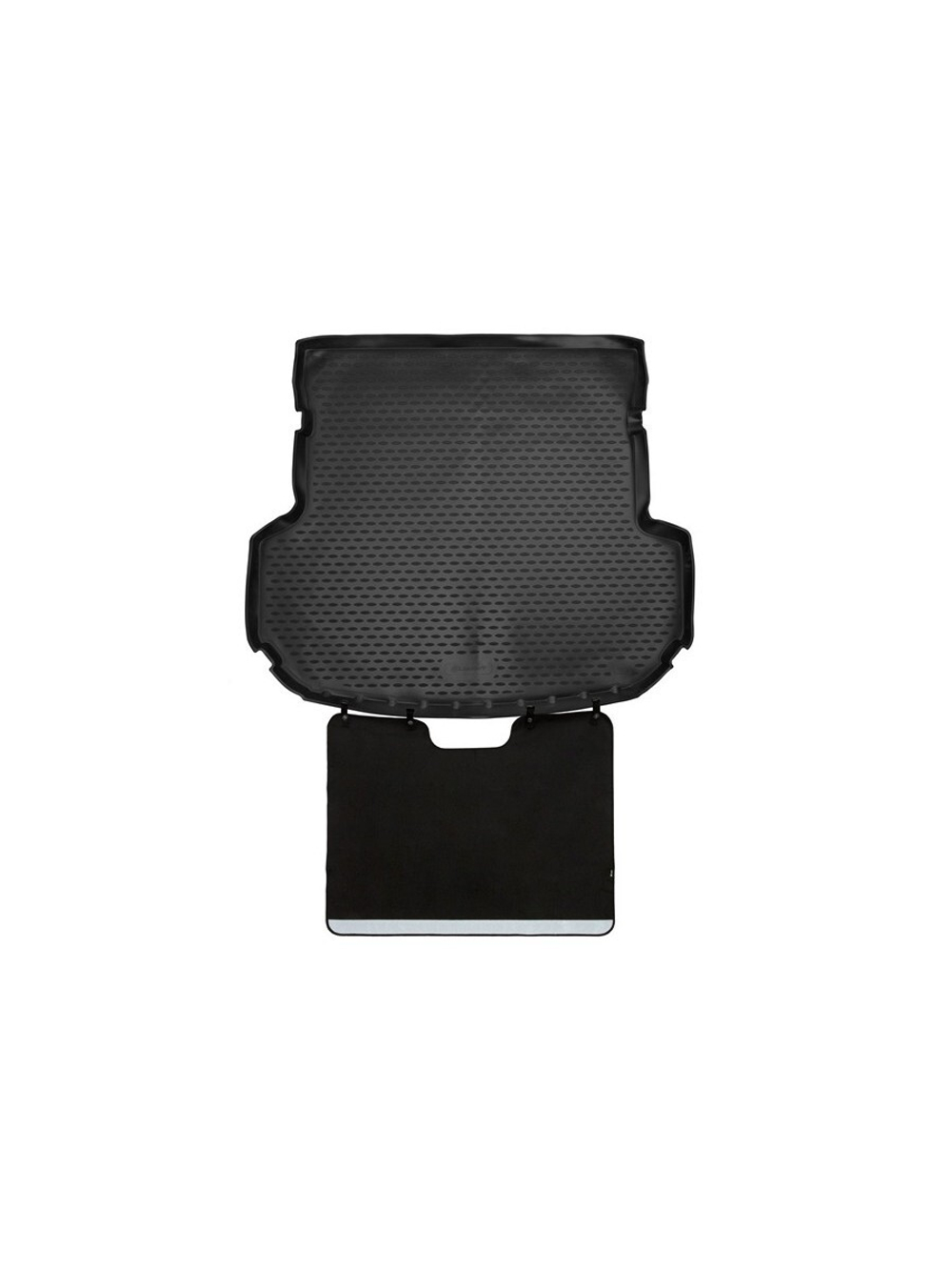 Коврик в багажник для с функцией защиты бампера Econom KIA Sorento, 2015-, внедорожник , 5 мест, 1 шт. (полиуретан) ELEMENT.SET.015