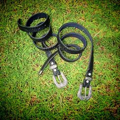 Ремень из кожи питона AC-7