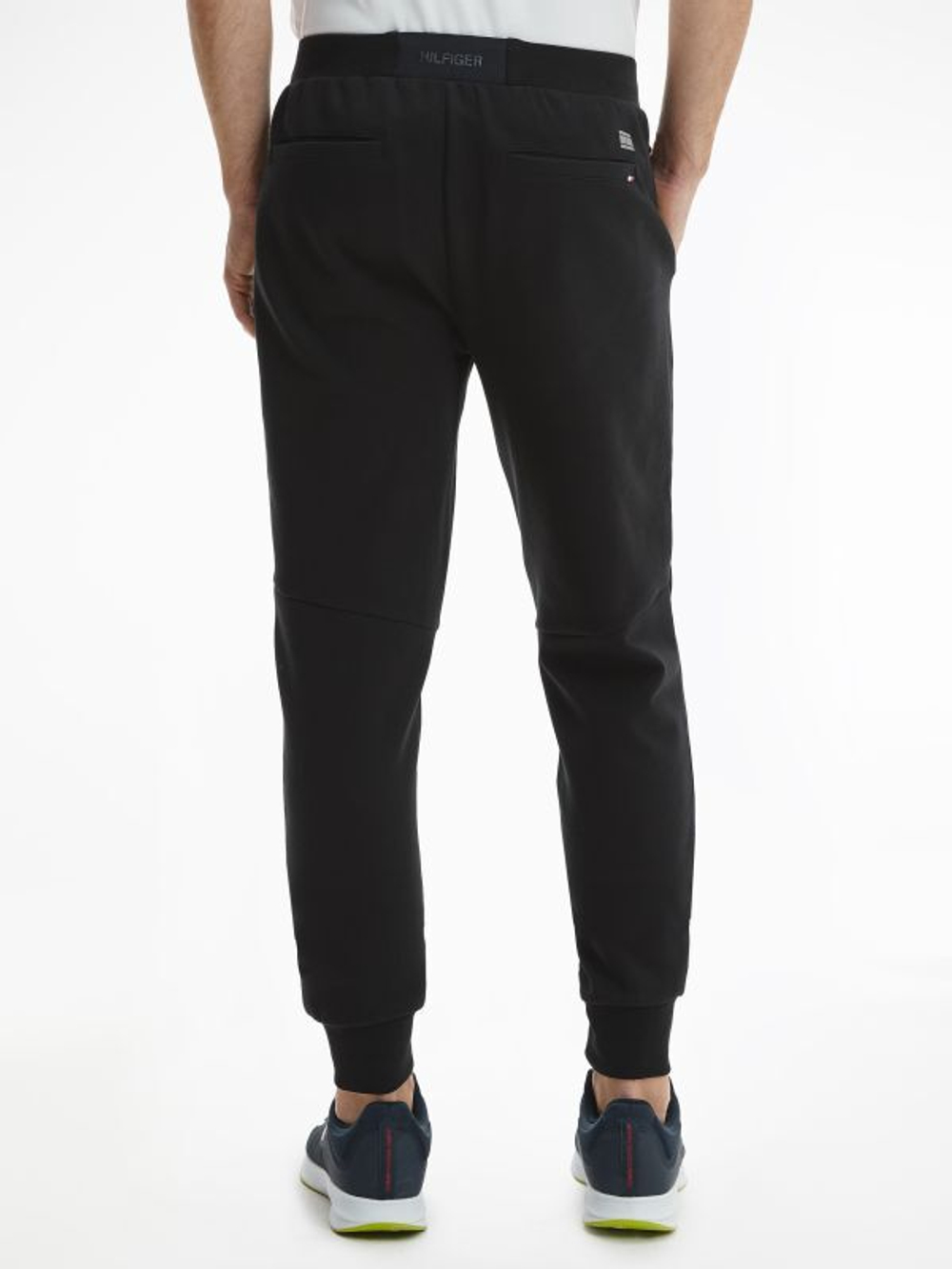 Мужские теннисные штаны Tommy Hilfiger Tech Essentials Sweatpants - black