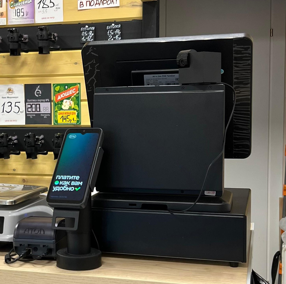 POS-компьютер моноблок OL-P06, 15“ сенсорный