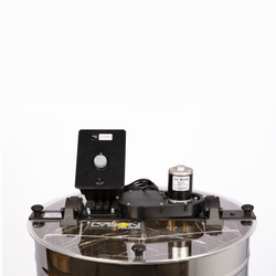 Медогонка 4 рамочная 220В Лысонь, кассеты поворотные (нержавейка) Польша